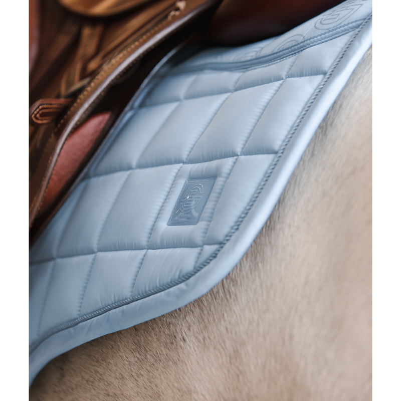 Eskadron Glossy Evo-Wool Saddlecloth Reflexx SS23 - Light Blue-2